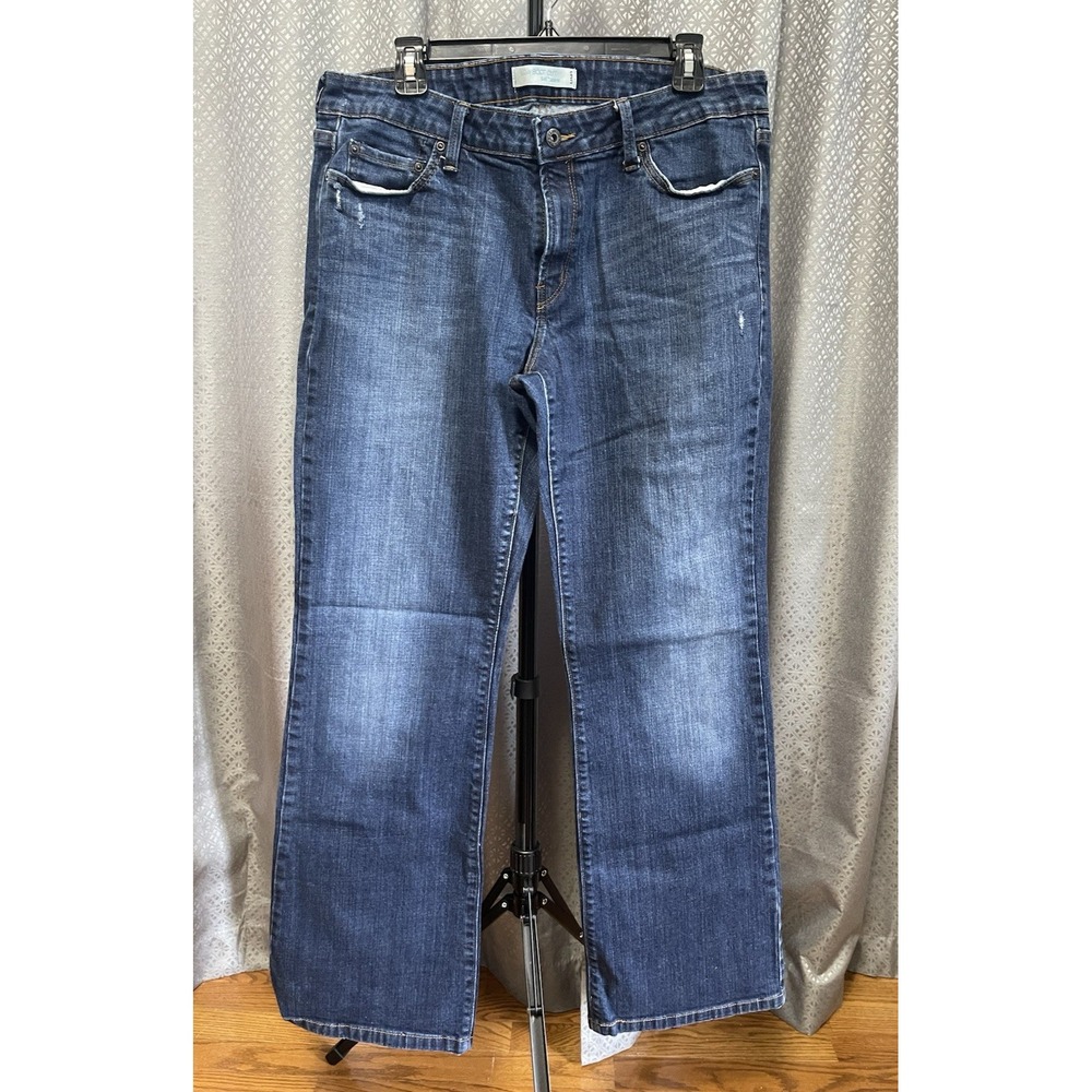 Levis 545 Low Boot Cut Ladies Denim Blue Jeans 16 Western Cowgirl
